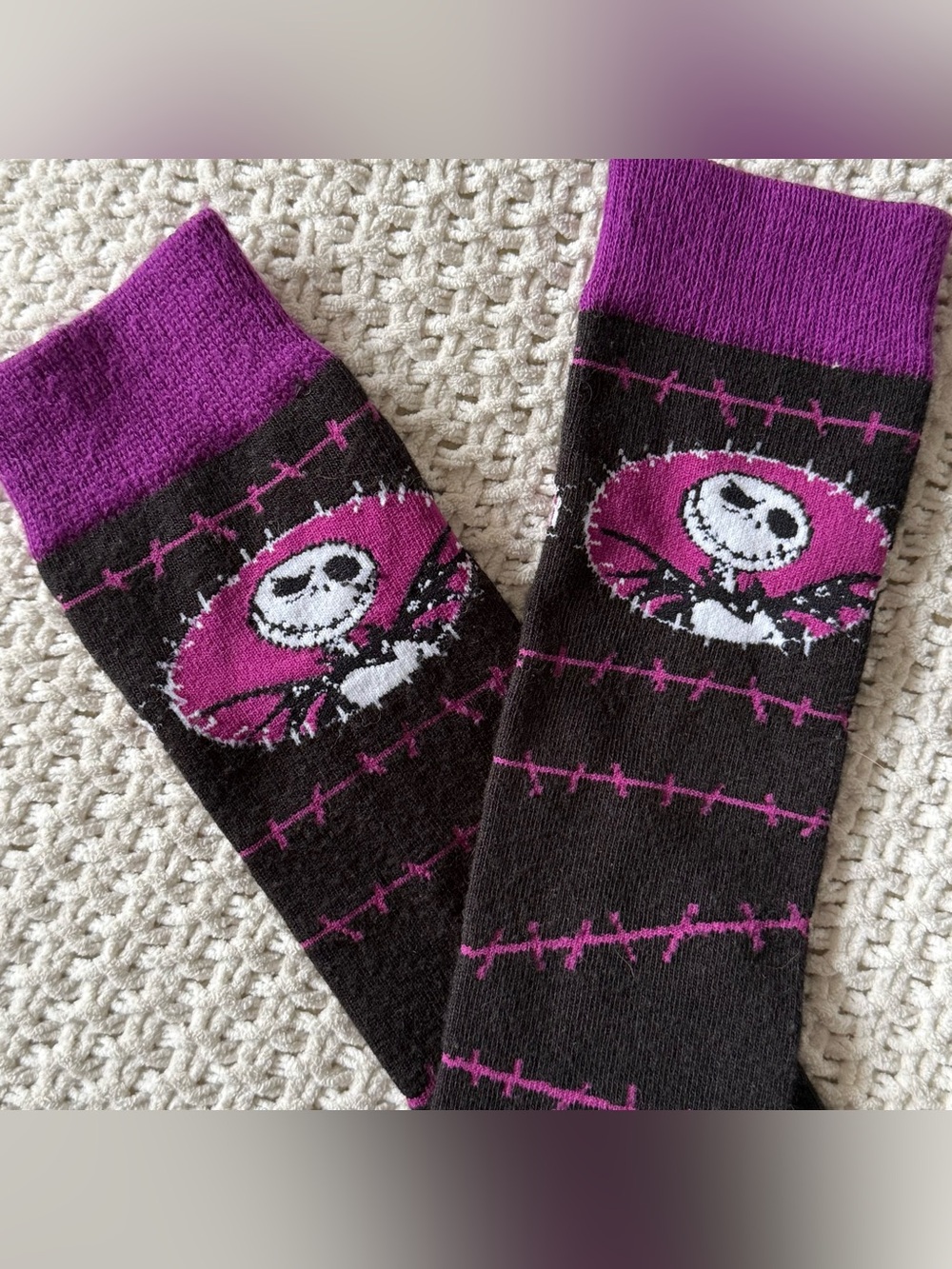 Nightmare Before Christmas Jack Skellington Socks